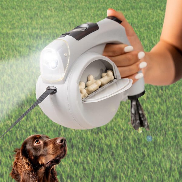 guinzaglio retrattile per cani con dispenser snack Canello